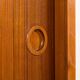 Danish teak wardrobe by Hundevad, 1960s