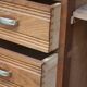 Art Deco sideboard in mahogany and mahogany burl. Splendid patina.