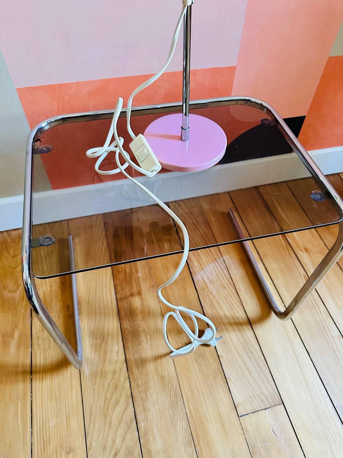 Vintage 70' pink lamp