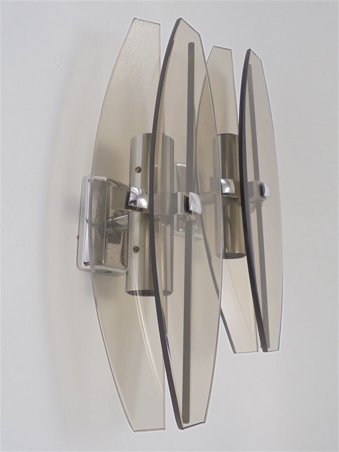 Pair of sconces, brand Veca, years 70/80