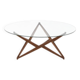 Angelo Ostuni coffee table with a sculptural base.