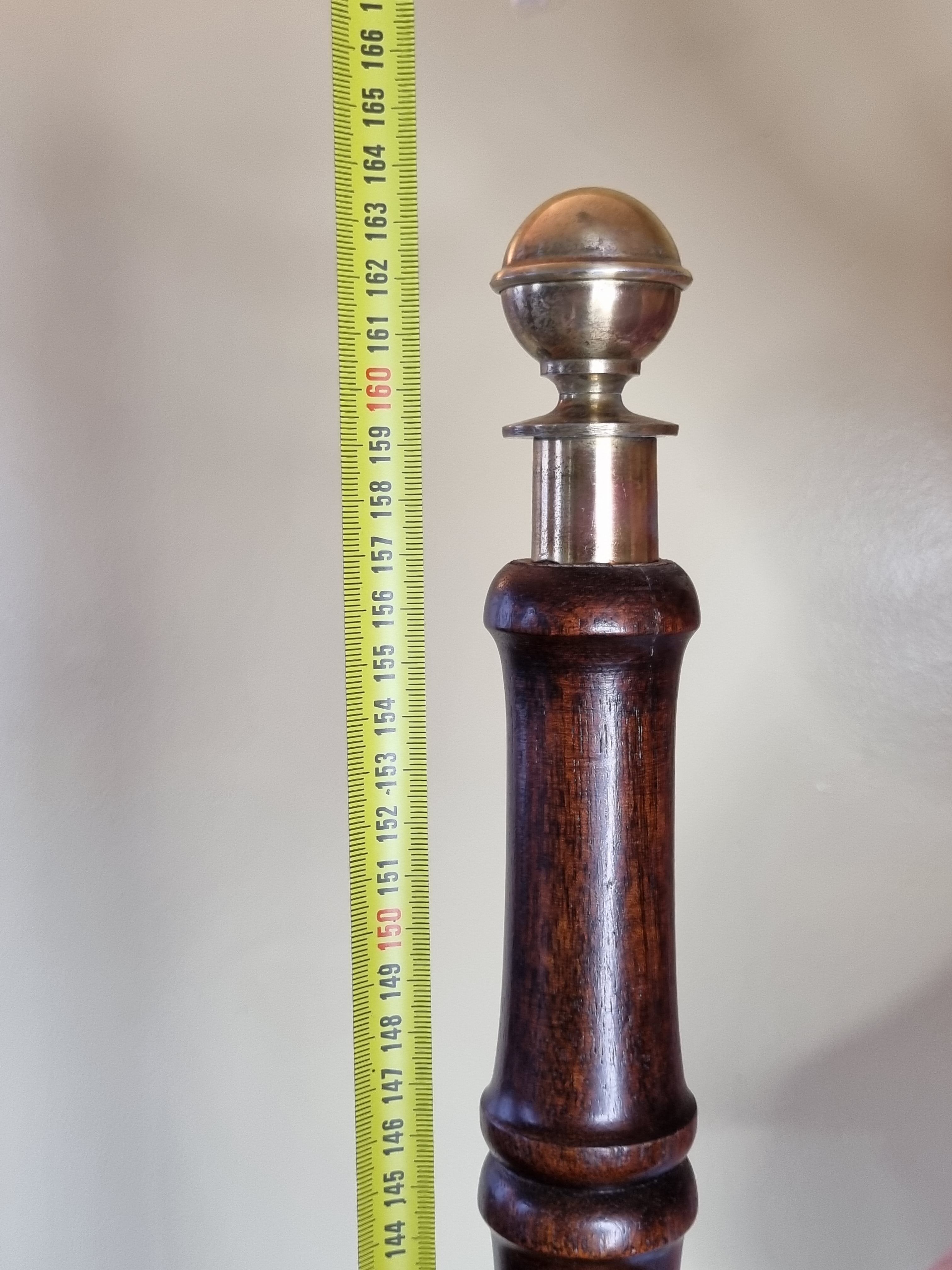 Victorian-style mahogany style library staircase circa 1900