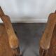 Paire de fauteuils bistrot en bois courbé