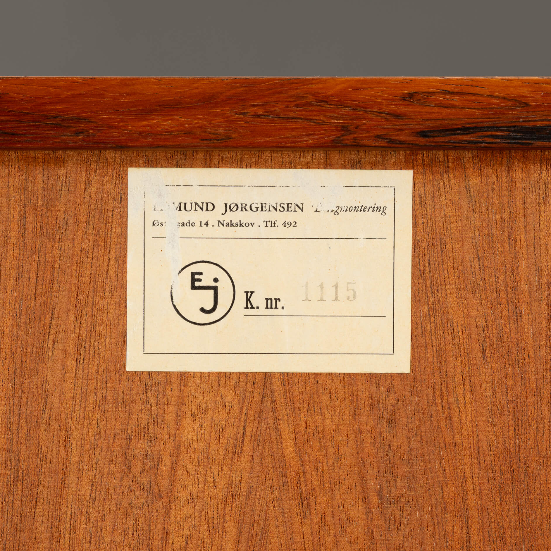 Model No. 4 Rosewood sideboard by Gunni Omann for Omann Jun Mobel, 1960s