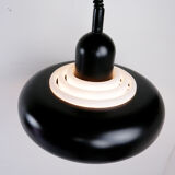 Knud Christensen hanging lamp black, 1970s