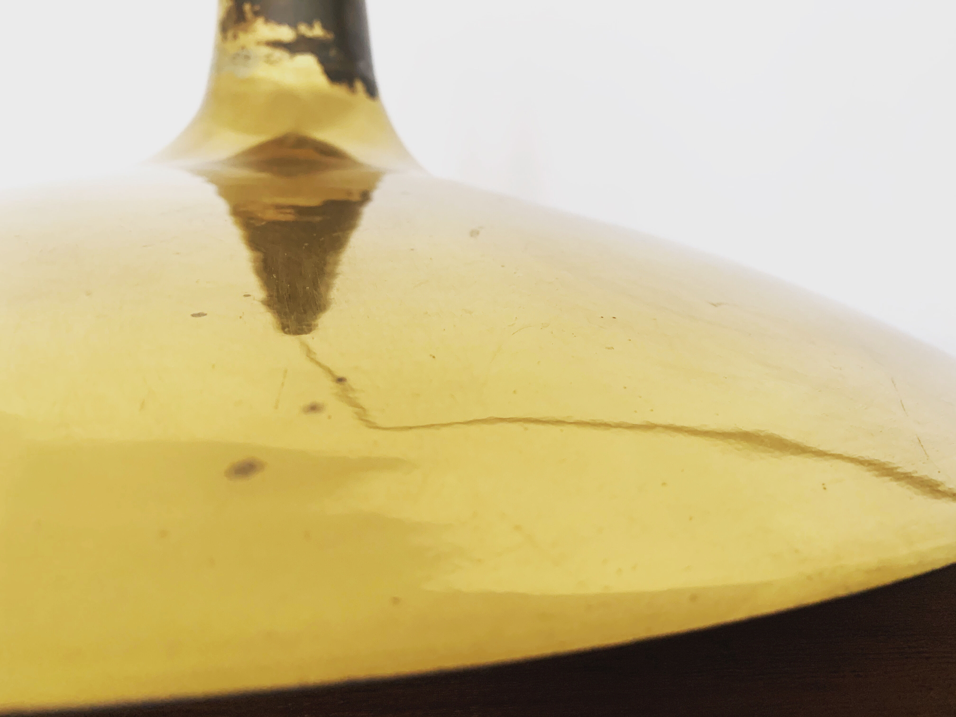 Swedish Mid-Century Modern brass pendant lamp