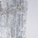 Lustre en verre de glace par J. T. Kalmar pour Kalmar Franken KG, années 1960