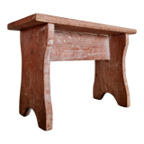 Mini wooden farmhouse bench