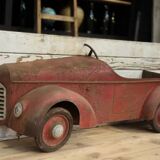 Antique tin toy car from the 1930s