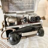 Vintage Canadian military field telephone 1943