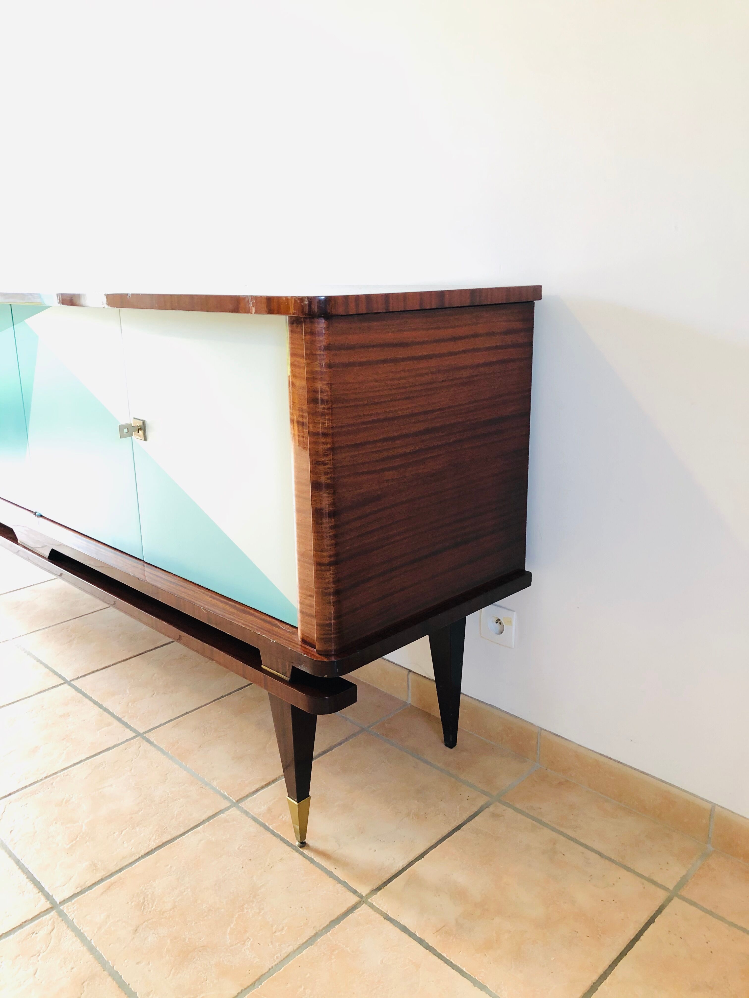 Vintage graphic sideboard 1960