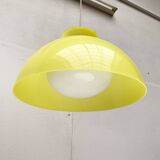 Suspended lamp model KD6 space age from the mid-century by Achille and Pier Giacomo Castiglioni for Kartell, 1960s.