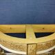 Console bois doré en applique