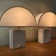 Pair of wall lamps, Olympus model, Harvey Guzzini, 70s