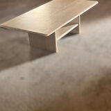 Travertine coffee table