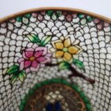 Pair of vintage Plique-à-jour cloisonné bowls, China
