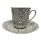 Vintage Polish cup and saucer from Wałbrzych Pottery, 1970s, set of 2