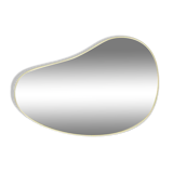 Pear mirror in golden brass 100% handmade
