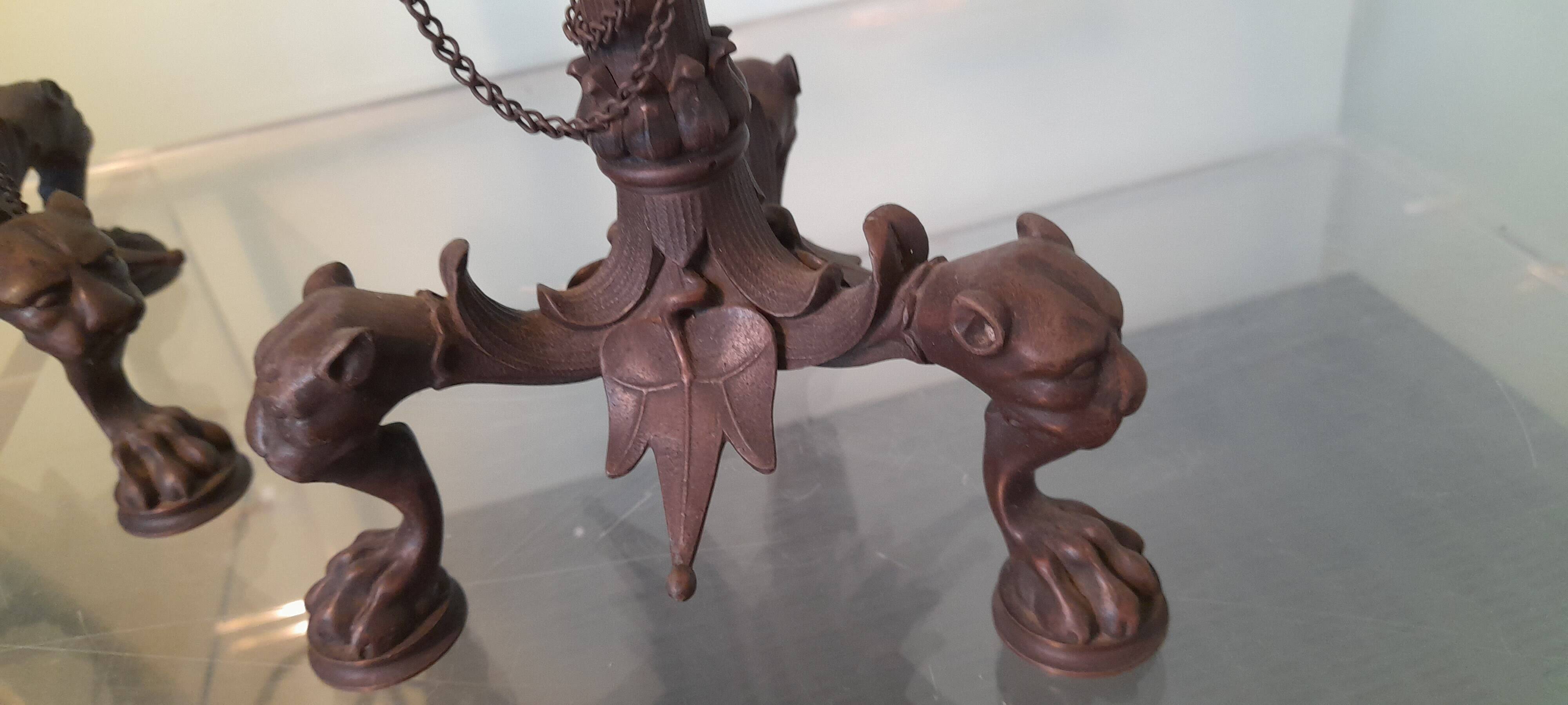 Napoleon III bronze candelabra