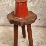 Old stool, side table French oak