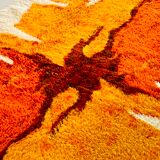 2x3 wool rug by Hojer Eksport Wilton, Joker model, Denmark 70s