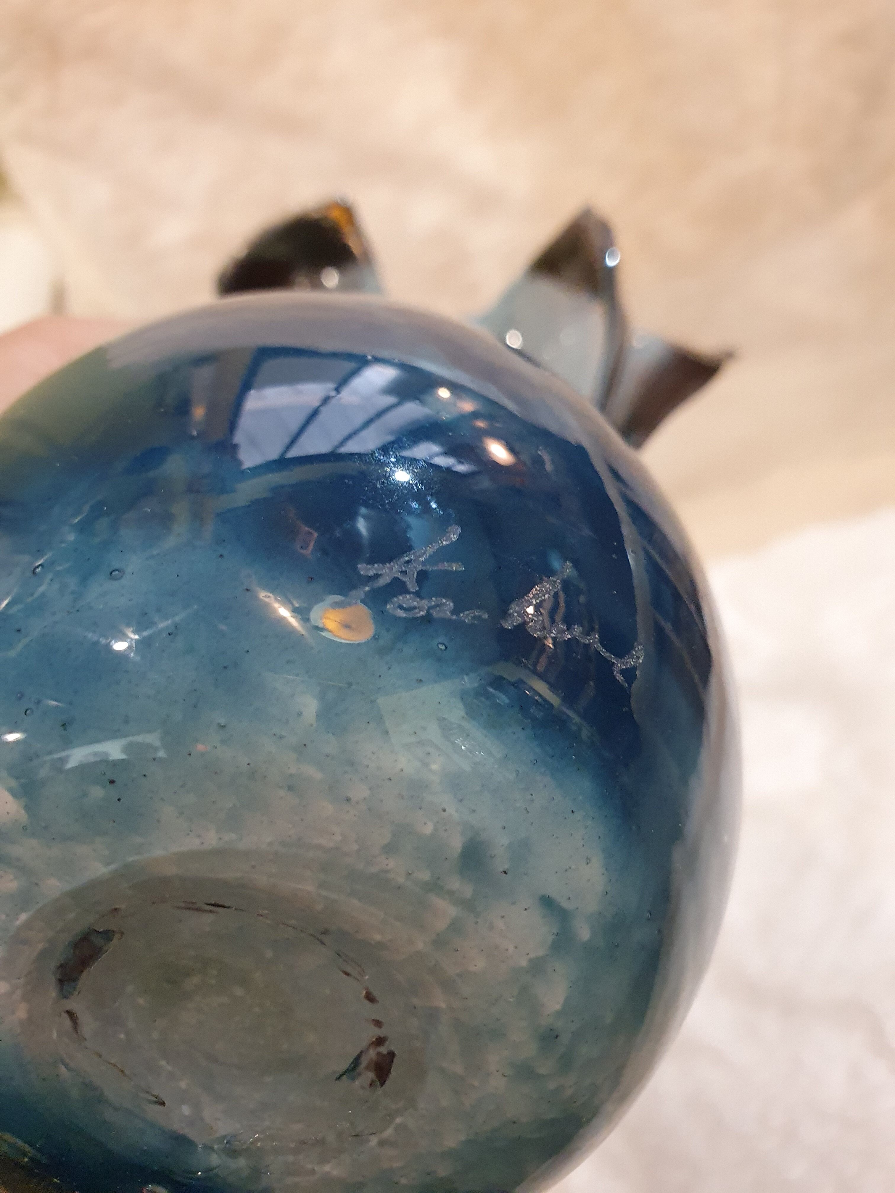 Torcheux blown glass vase