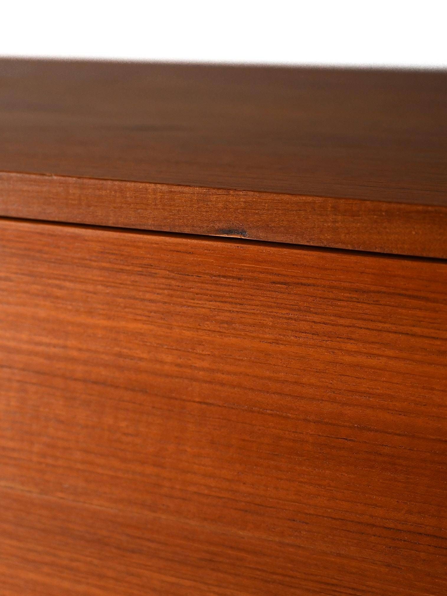 Danish teak chest of drawers from the 1960s by Arne Wahl Iversen