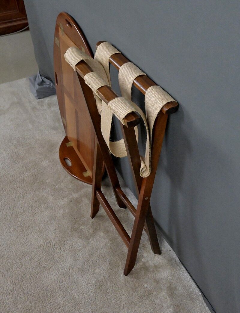 Table de majordome pliante en acajou – 1940