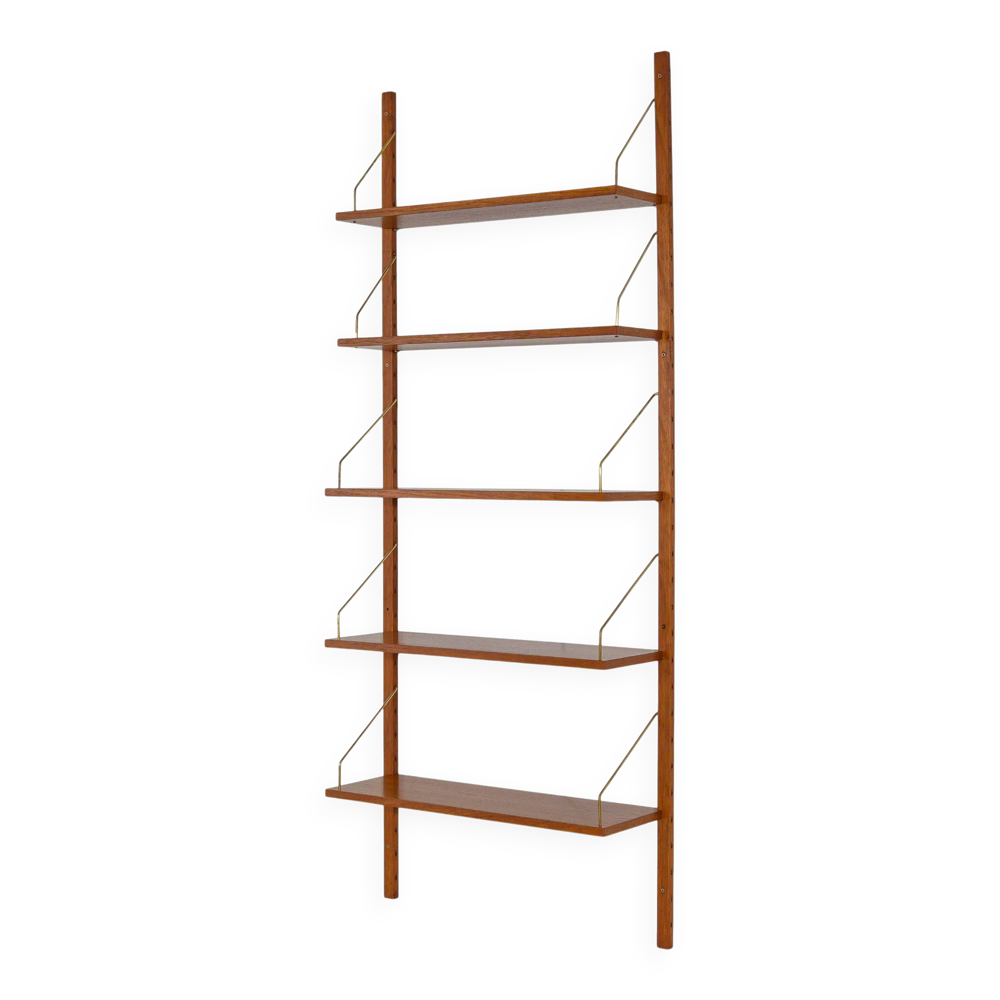 Étagères modulaires, placage de teck, Danemark, années 1970
