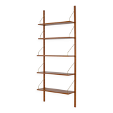 Modular shelving, teak veneer, Denmark, 1970s