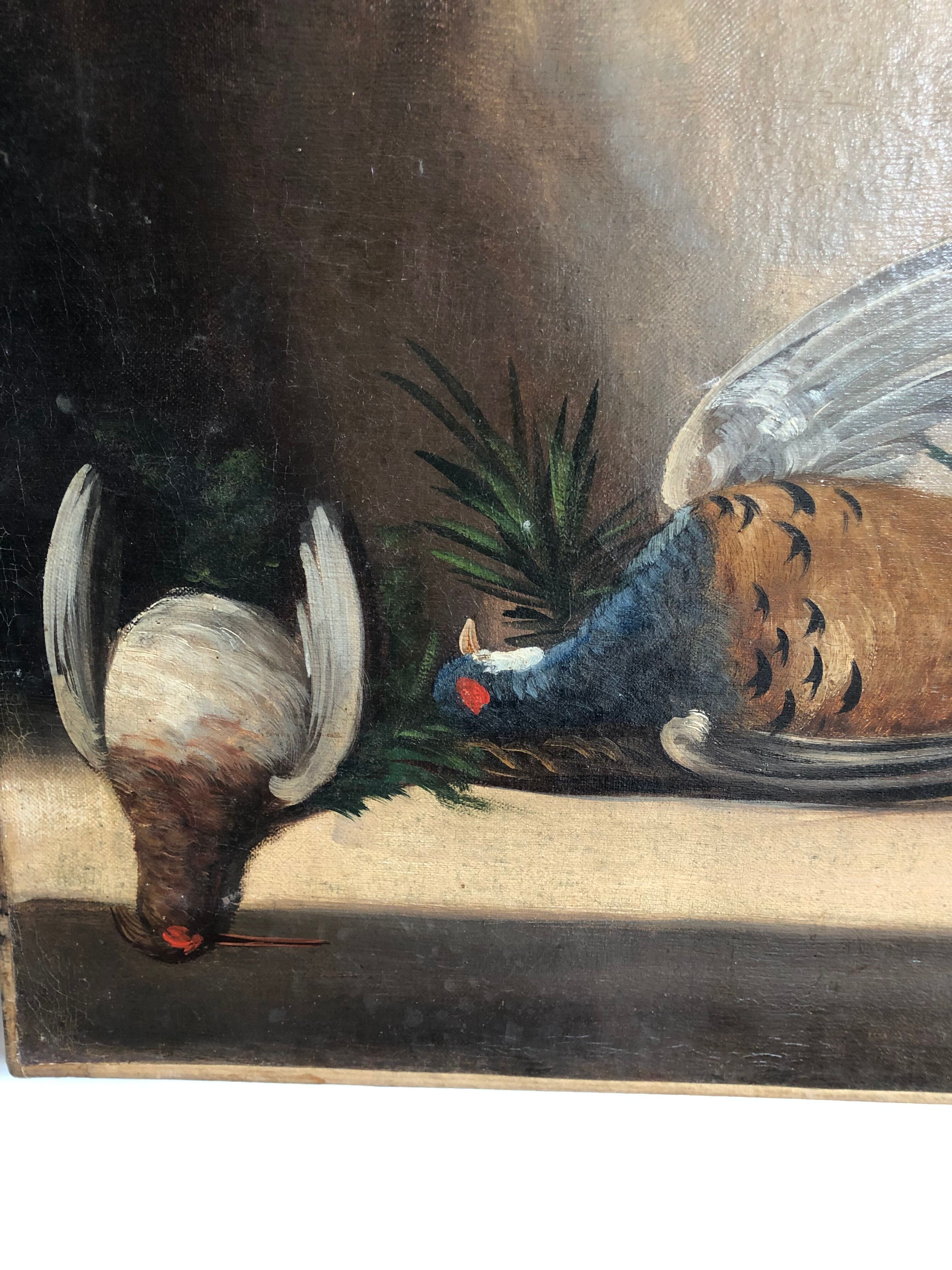Still life with pheasants