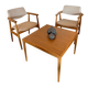 Vintage Scandinavian armchair in oak "Lene" - 1960s