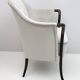 Pair of Giorgetti Italian Velvet Armchairs "Progetti", 1980s