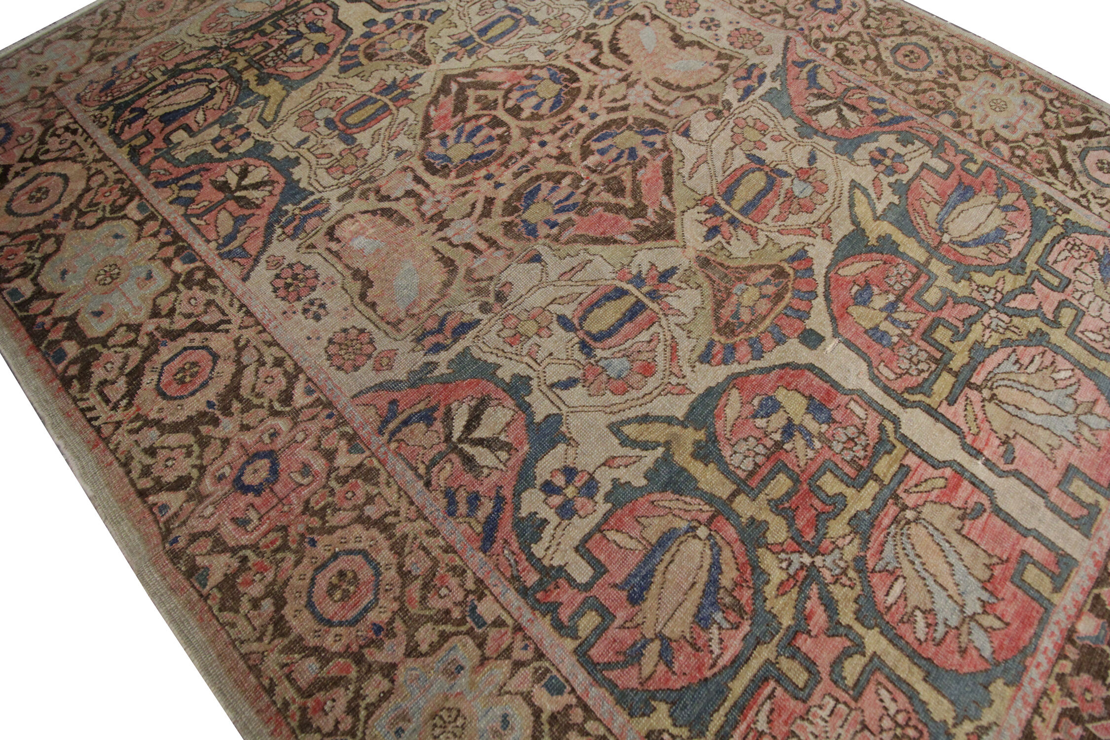 Antique Farahan Handmade Wool Persian Rug- 103x140cm