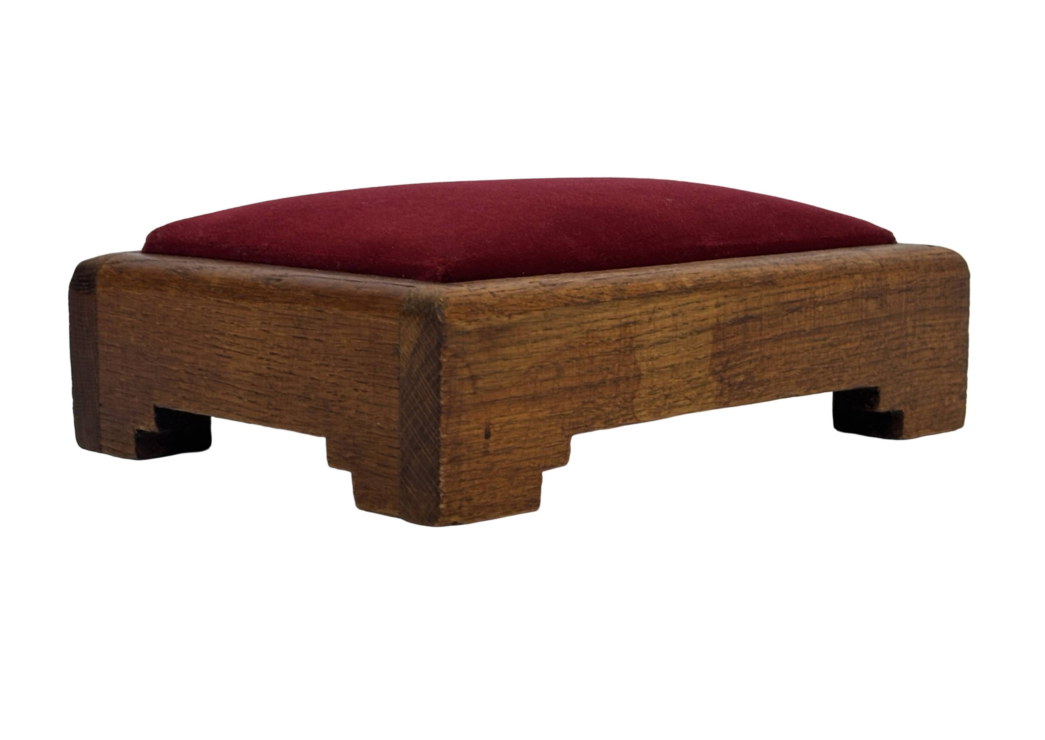 Art Deco footstool foot rest minimalist 30's design