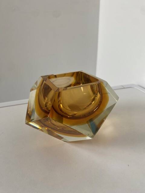 Ashtray Murano large model Flavio Poli Sommerso