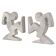 Designer Metal Bookends – La Linea (Osvaldo Cavandoli)