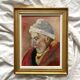 Antique painting, oil on canvas, portrait of a man, signed Y. Mercier Contart