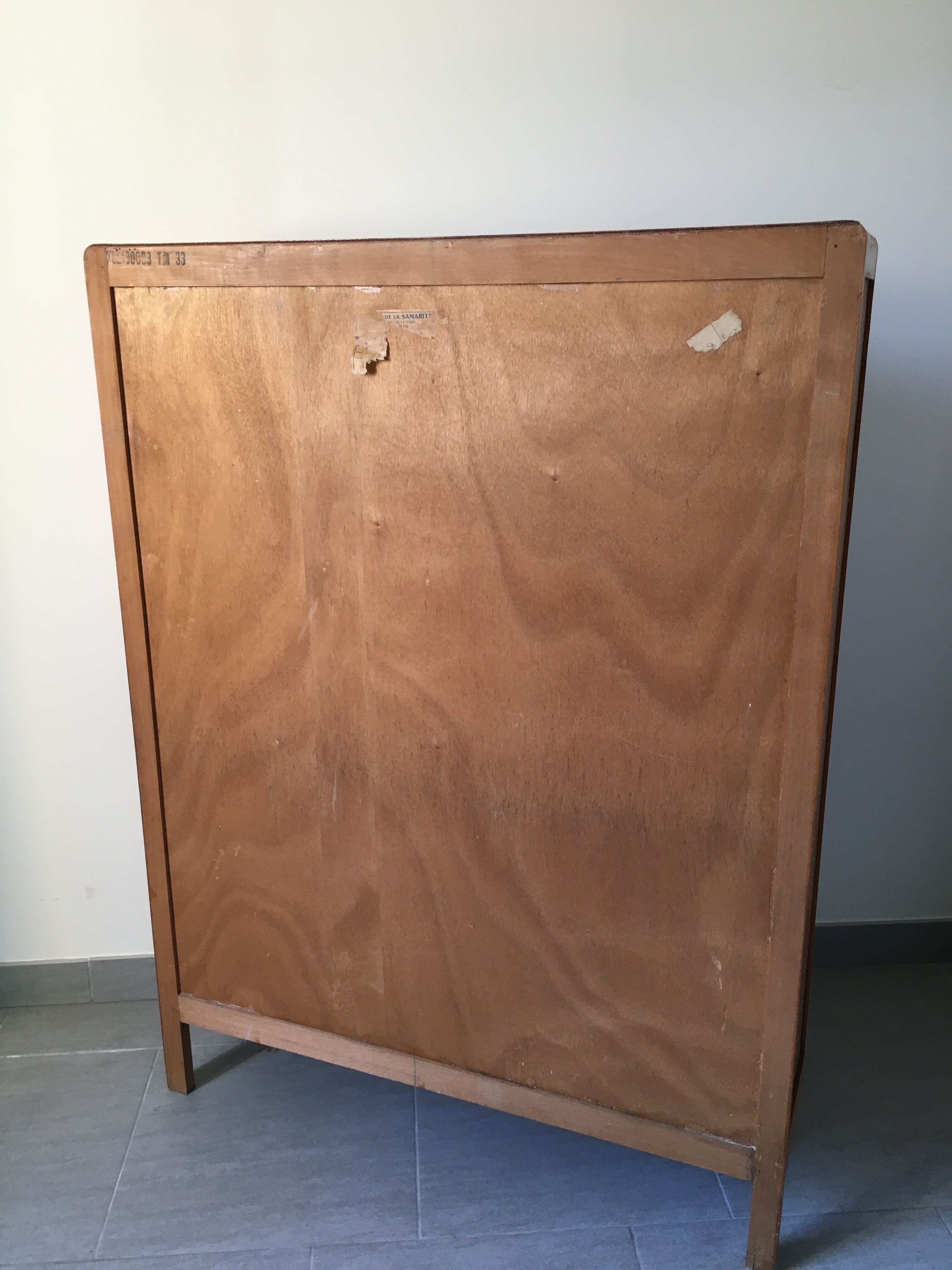 Small wooden library shelf