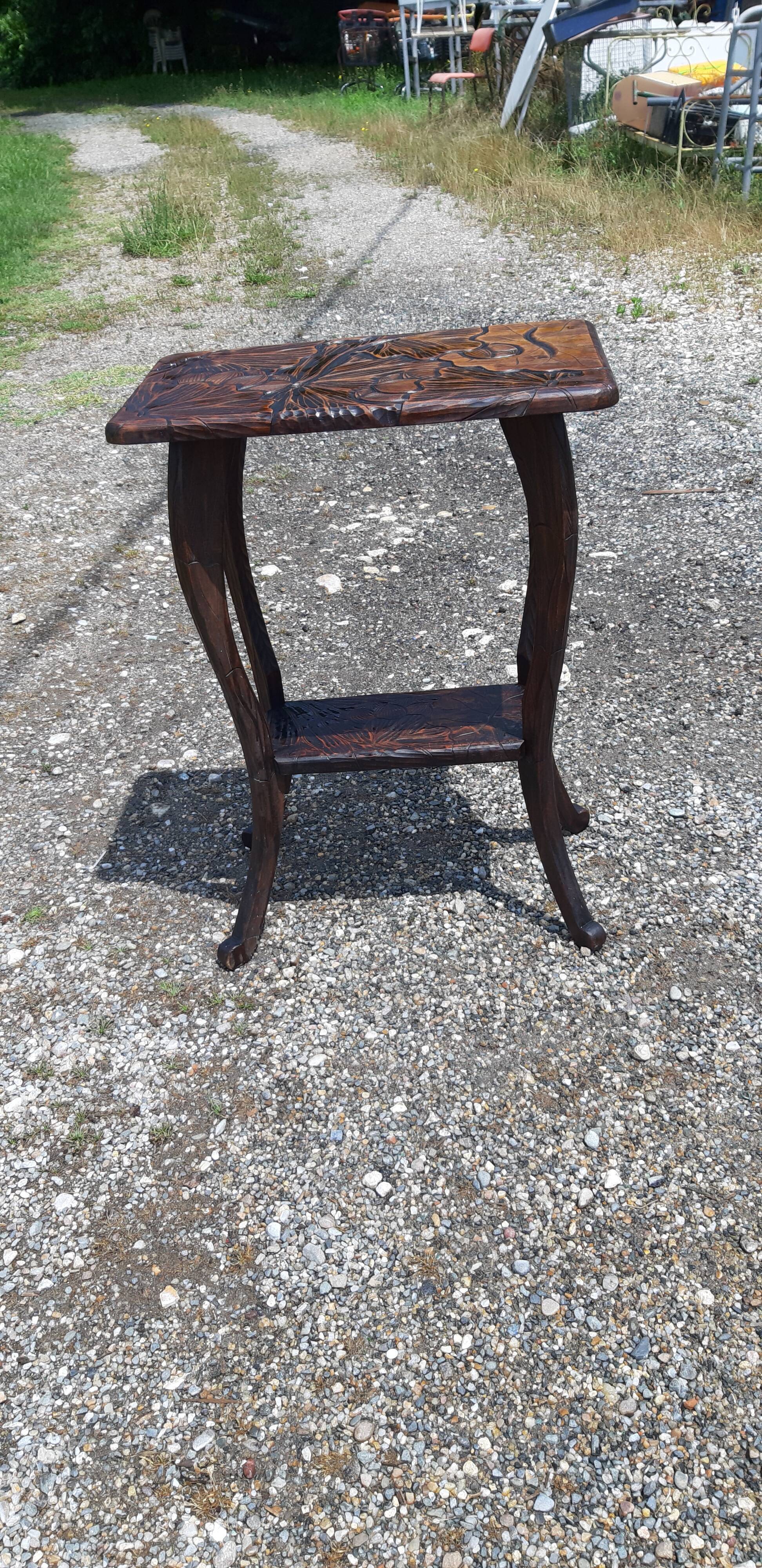 Art Nouveau Wood Tablet