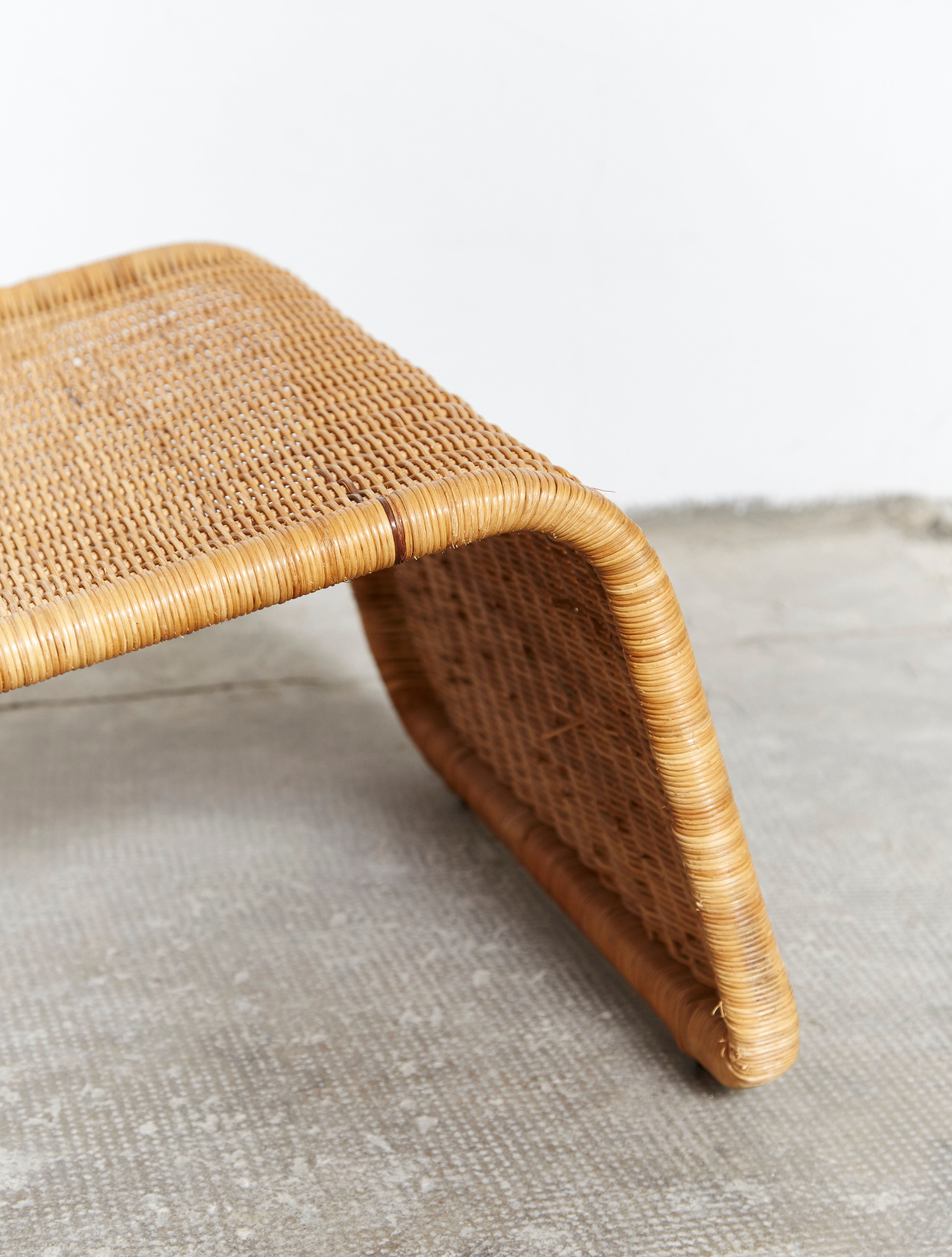 Tito Agnoli wicker chair P3 for Pierantonio Bonacina