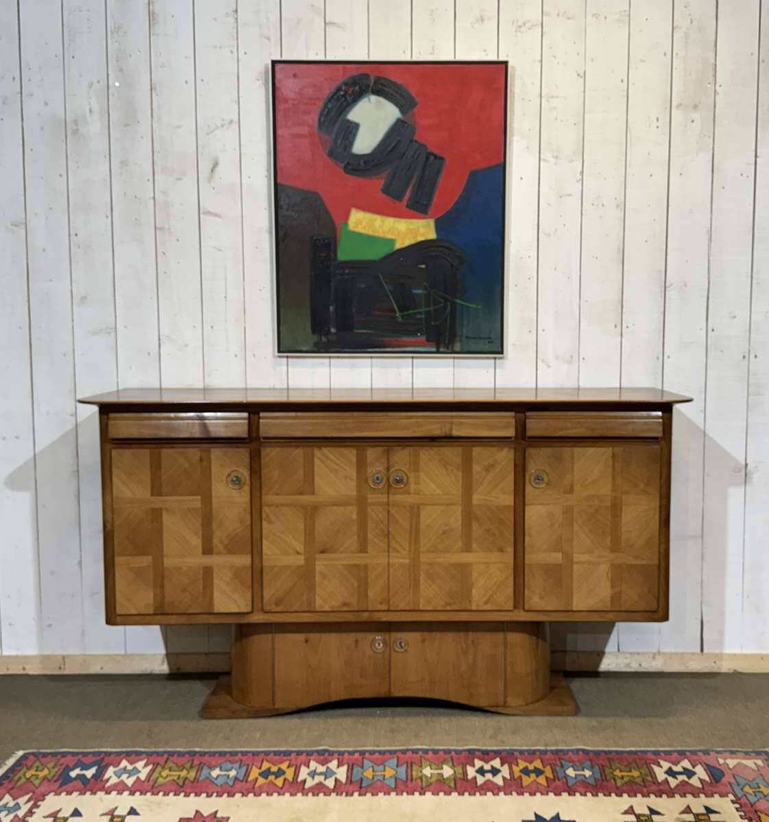 Art Deco enfilade signed Jorj Rual (1901-1986) dated 1935