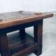 Wabi Sabi Style Oak Side Table, France, 1930s