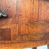 Table Rognon Marquetry Antique