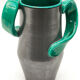 Green and anthracite vase, 1960
