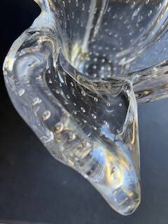 Large Schneider crystal vase