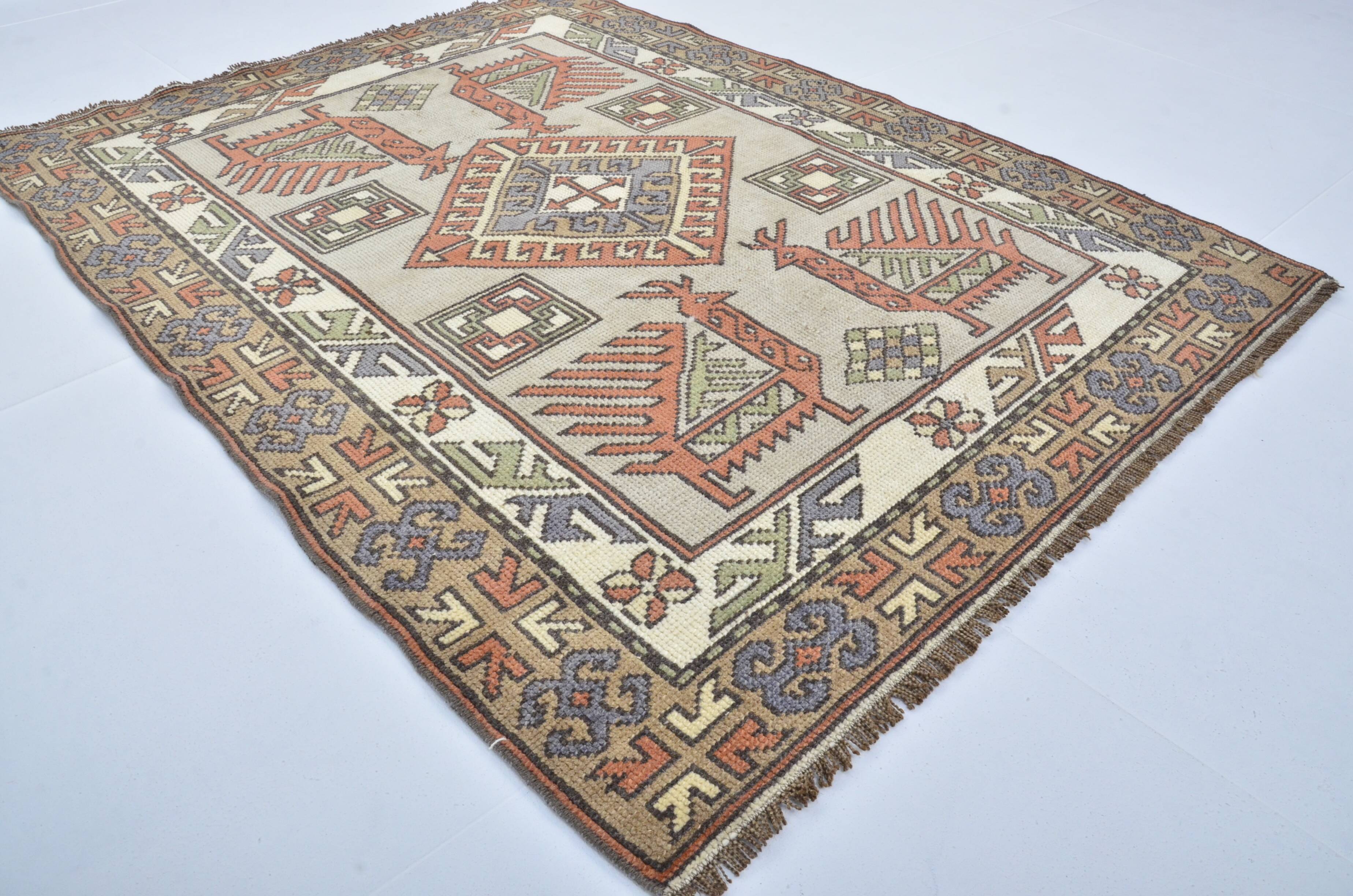 Oushak Small AnATOLİAN Vintage Rug sku 3439