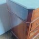 Louis Philippe walnut secretary chest of drawers