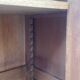 Oak library 1950s French Design Art Deco display cabinet