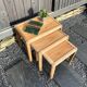 3 tables basses gigognes vintage